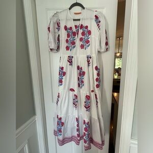 Oliphant Puff Sleeve Maxi dress - XS